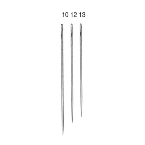 John James Curved English Beading Needles 43268 25, Size 10 Beading Needle, Curved  Sewing Needle, Bulk Beading Needle, John James Needle 