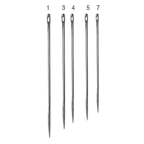 John James Glover Needles Size 6, leather Needles, 25 Needles per pack –  Garden of Beadin