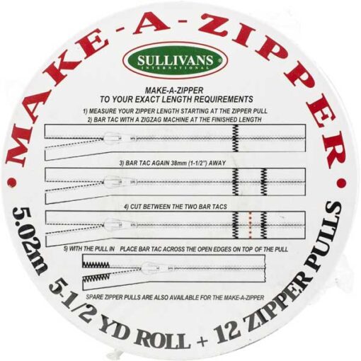Sullivans USA Make-A-Zipper Regular