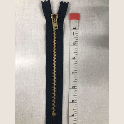 Gold Metal Zippers by YKK - no. 5 10 inch Zipper - 10 Pieces
